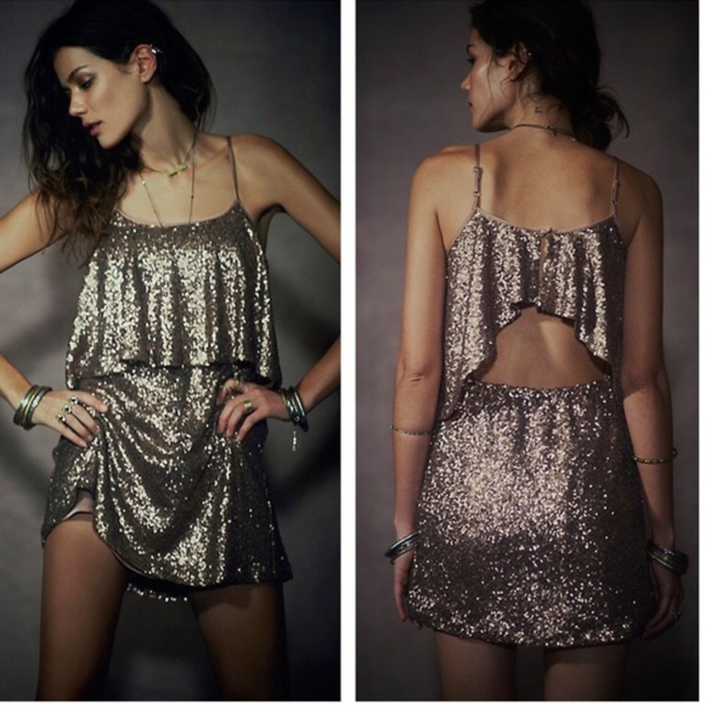 Nwot Free People X Lovers + Friends Holiday Dress